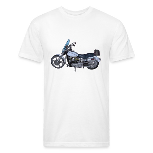 Motorcycle L - Fitted Cotton/Poly T-Shirt by Next Level