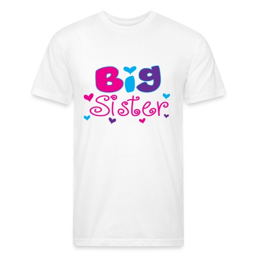 Big Sister - Men’s Fitted Poly/Cotton T-Shirt