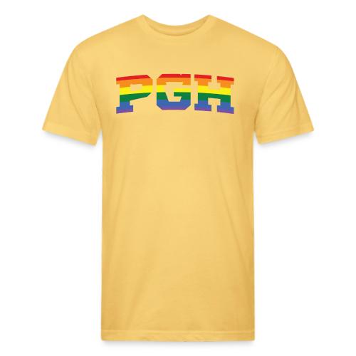 pgh_pride - Men’s Fitted Poly/Cotton T-Shirt