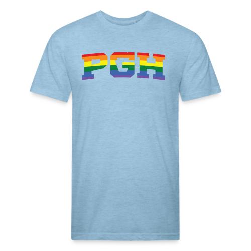 pgh_pride - Men’s Fitted Poly/Cotton T-Shirt
