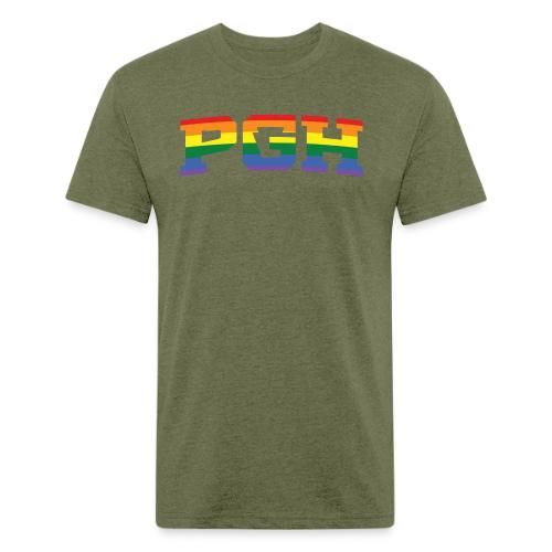 pgh_pride - Men’s Fitted Poly/Cotton T-Shirt