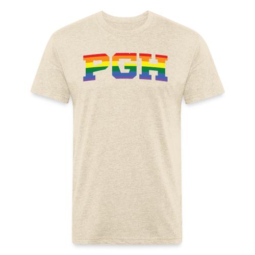 pgh_pride - Men’s Fitted Poly/Cotton T-Shirt