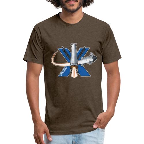 Starship X - Men’s Fitted Poly/Cotton T-Shirt