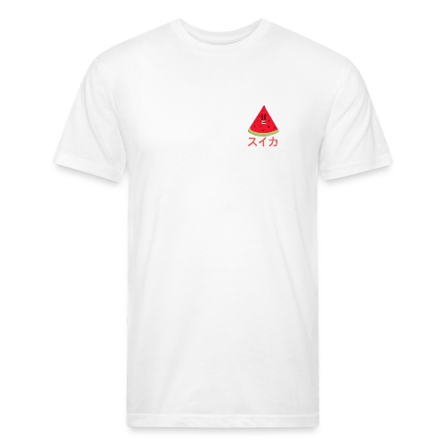melon - Men’s Fitted Poly/Cotton T-Shirt