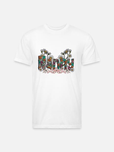 Nanny - Unisex Poly/Cotton T-Shirt - white