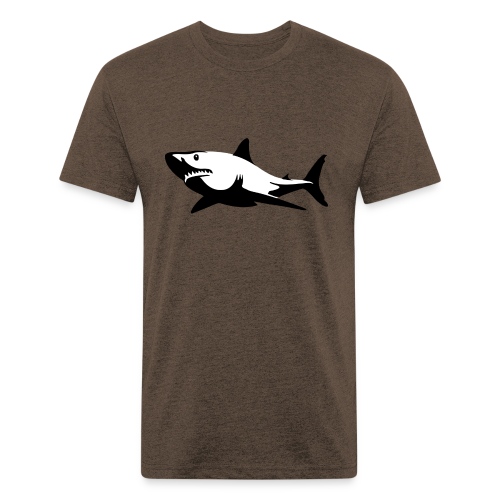 Shark - Men’s Fitted Poly/Cotton T-Shirt
