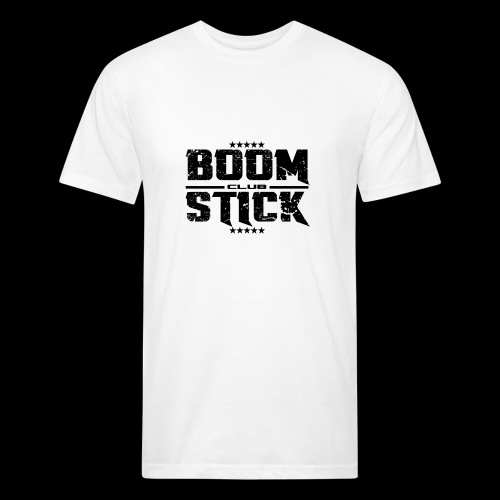Boomstick Club emblem - Men’s Fitted Poly/Cotton T-Shirt