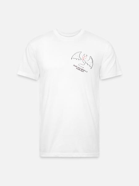 Broken Heart - Unisex Poly/Cotton T-Shirt - white