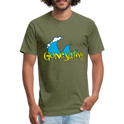Gone Surfing - Fitted Cotton/Poly T-Shirt by Next Level