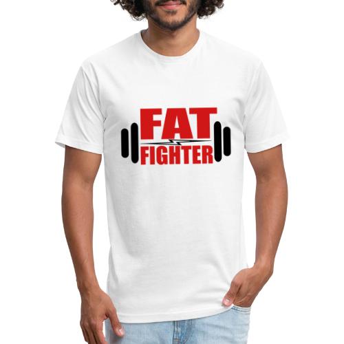 Fat Fighter - Fitted Cotton/Poly T-Shirt by Next Level