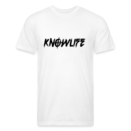 Knowlife Target - Men’s Fitted Poly/Cotton T-Shirt