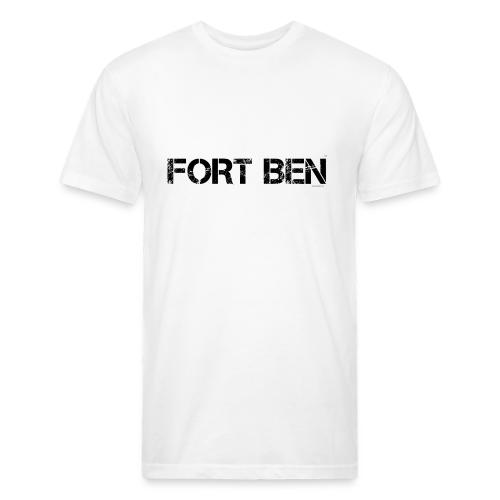 FORT BEN, black capture - Unisex Poly/Cotton T-Shirt
