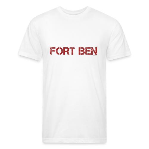 FORT BEN, red capture - Unisex Poly/Cotton T-Shirt