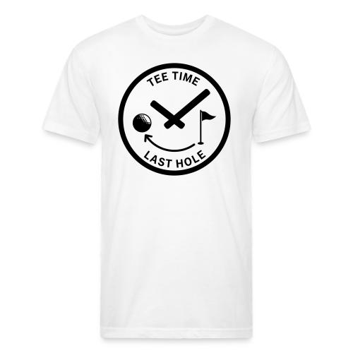 Tee Time Last Hole - Golf Addict Gift Tee for Men - Unisex Poly/Cotton T-Shirt