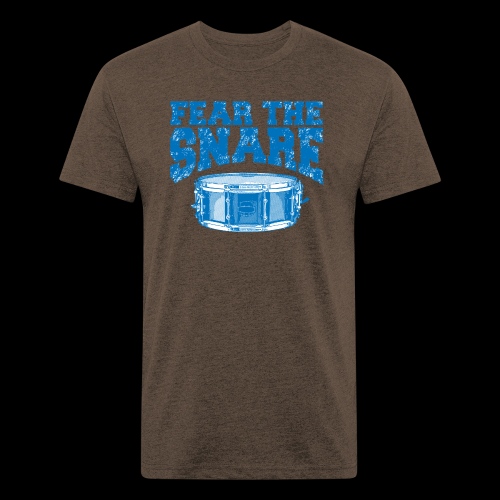 FEAR THE SNARE - Men’s Fitted Poly/Cotton T-Shirt