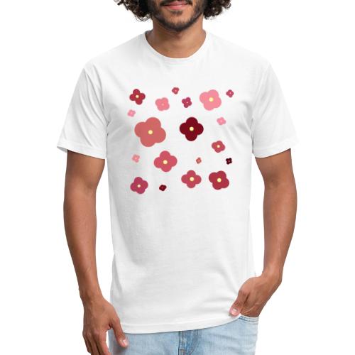 FLOWER HOUR - Men’s Fitted Poly/Cotton T-Shirt