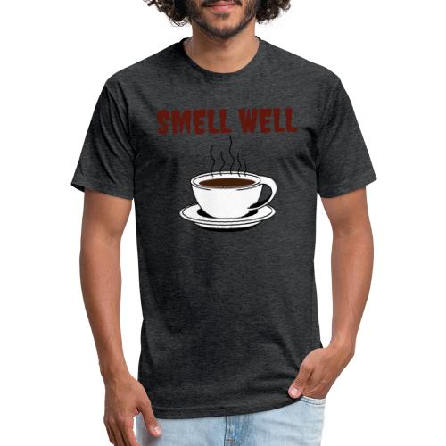 Coffee Lovers Smell Well |New T-shirt Design - Fitted Cotton/Poly T-Shirt by Next Level