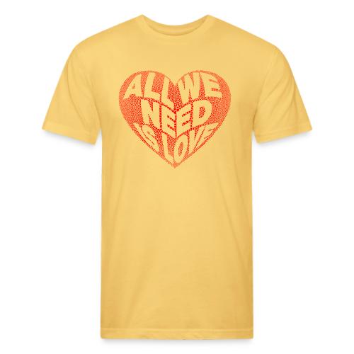 All We Need is Love in Heart - Unisex Poly/Cotton T-Shirt