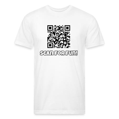 Morgan And Hudson's Fun QR Code - Unisex Poly/Cotton T-Shirt