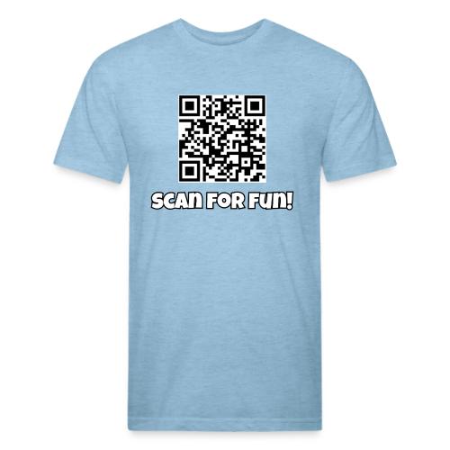 Morgan And Hudson's Fun QR Code - Unisex Poly/Cotton T-Shirt