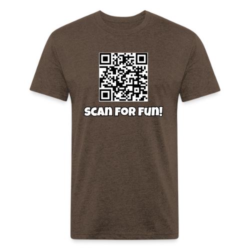 Morgan And Hudson's Fun QR Code - Unisex Poly/Cotton T-Shirt