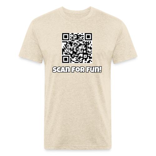 Morgan And Hudson's Fun QR Code - Unisex Poly/Cotton T-Shirt