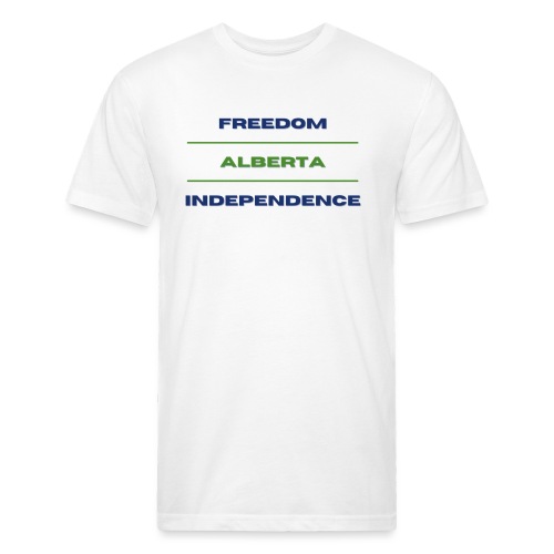 ALBERTA INDEPENDENCE - Fitted Cotton/Poly T-Shirt by Next Level