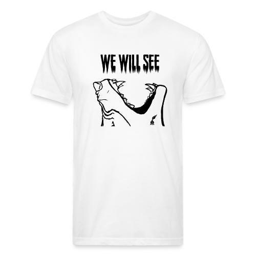 We Will See (Black) - Unisex Poly/Cotton T-Shirt