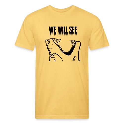 We Will See (Black) - Unisex Poly/Cotton T-Shirt