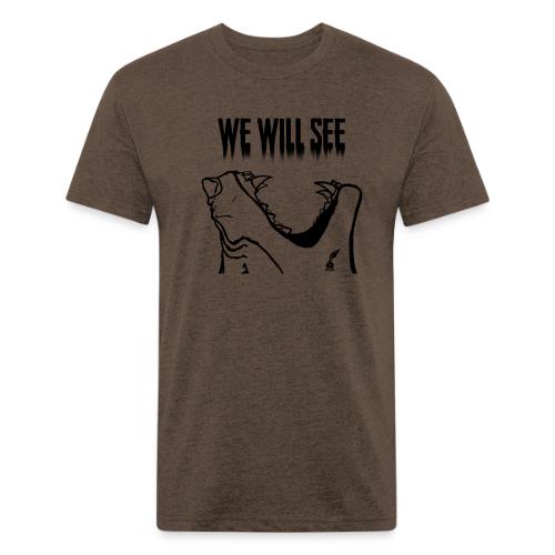 We Will See (Black) - Unisex Poly/Cotton T-Shirt