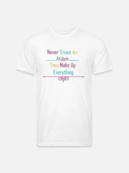 Make up everything - Unisex Poly/Cotton T-Shirt - white