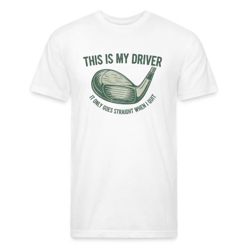 Driver Only Goes Straight When I Quit - Unisex Poly/Cotton T-Shirt