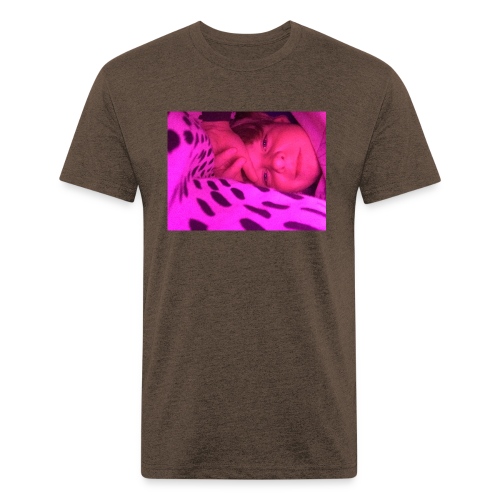 Purple under my bed - Men’s Fitted Poly/Cotton T-Shirt
