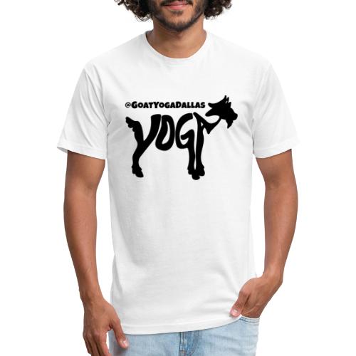 Goat Yoga Dallas - Fitted Cotton/Poly T-Shirt by Next Level