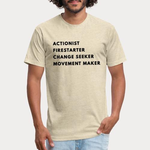 Change Seeker - Men’s Fitted Poly/Cotton T-Shirt