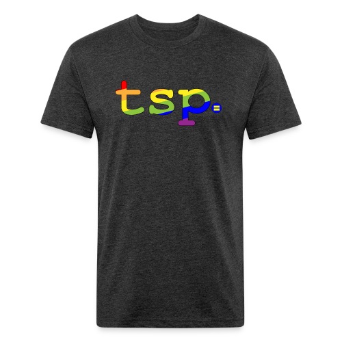 tsp pride updated 01 - Men’s Fitted Poly/Cotton T-Shirt