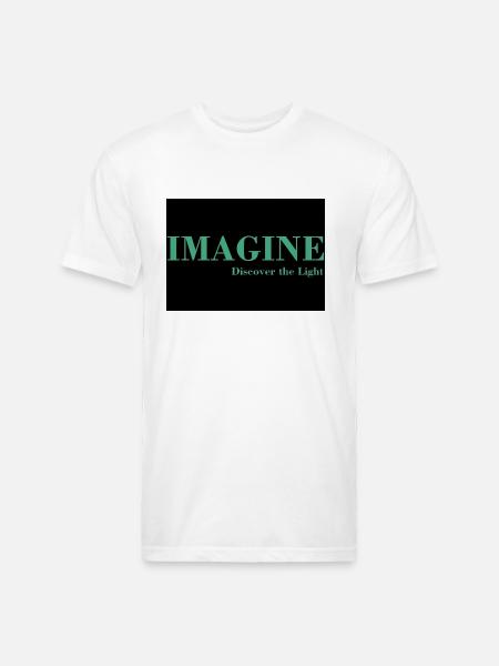 IMAGINE - Unisex Poly/Cotton T-Shirt - white