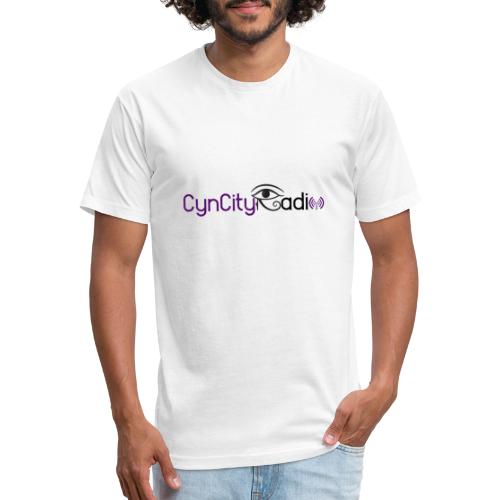 CynCity Radio - Men’s Fitted Poly/Cotton T-Shirt
