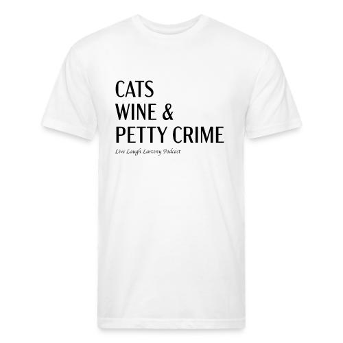 Cats Wine & Petty Crime - Unisex Poly/Cotton T-Shirt