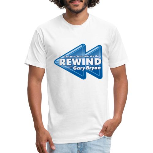 Rewind with Gary Bryan - Men’s Fitted Poly/Cotton T-Shirt
