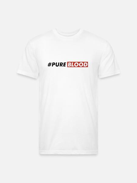Pure Bloods - Unisex Poly/Cotton T-Shirt - white