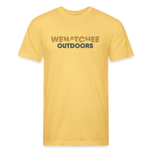 Wenatchee Outdoors Logo (dark) - Men’s Fitted Poly/Cotton T-Shirt