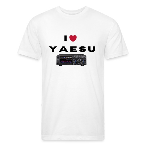 I Love Yaesu - Men’s Fitted Poly/Cotton T-Shirt