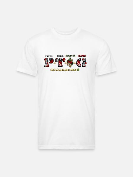 Red Camo - Unisex Poly/Cotton T-Shirt - white