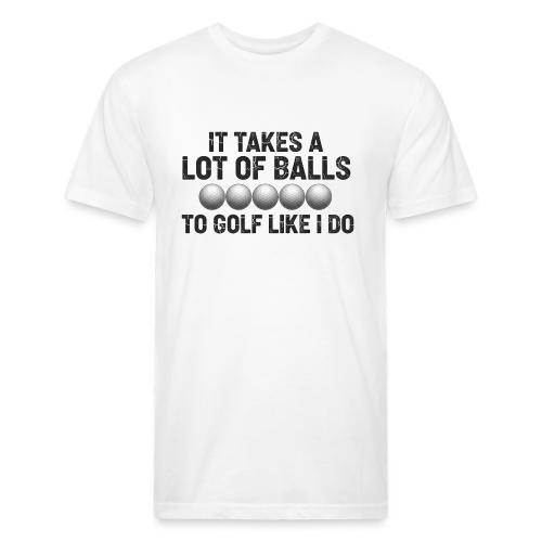 It Takes A Lot Of Balls Funny Sarcastic Quote - Unisex Poly/Cotton T-Shirt