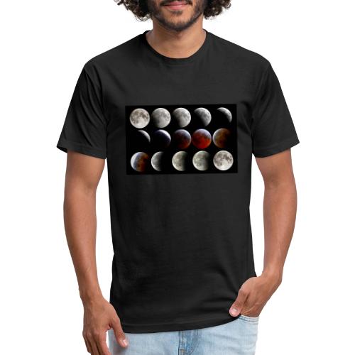 Lunar Eclipse Progression - Unisex Poly/Cotton T-Shirt