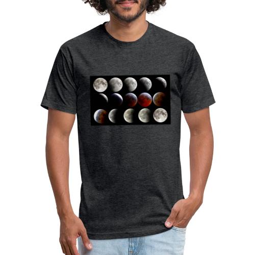 Lunar Eclipse Progression - Unisex Poly/Cotton T-Shirt