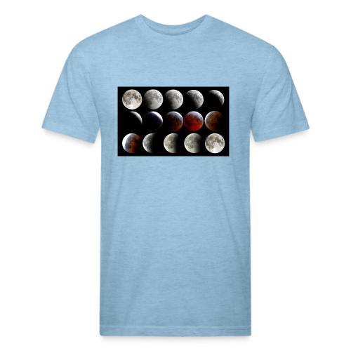 Lunar Eclipse Progression - Unisex Poly/Cotton T-Shirt