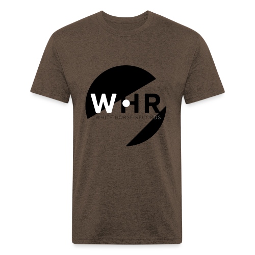 White Horse Records Logo - Fitted Cotton/Poly T-Shirt by Next Level