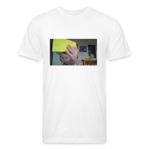 the paper golden shirt - Men’s Fitted Poly/Cotton T-Shirt